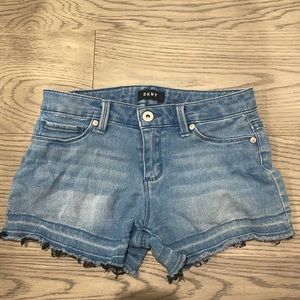 DKNY size 12 girls jean shorts